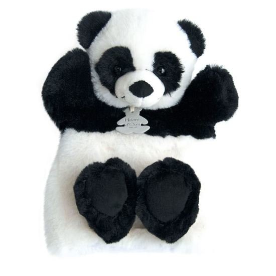 Histoire d'Ours Peluche Marionnette Douce Blanc 25 cm