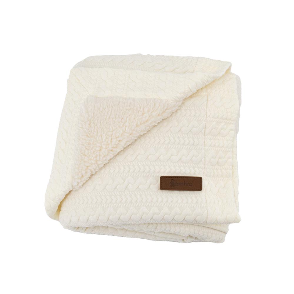 Domiva - Couverture double face boubou BEIGE Domiva