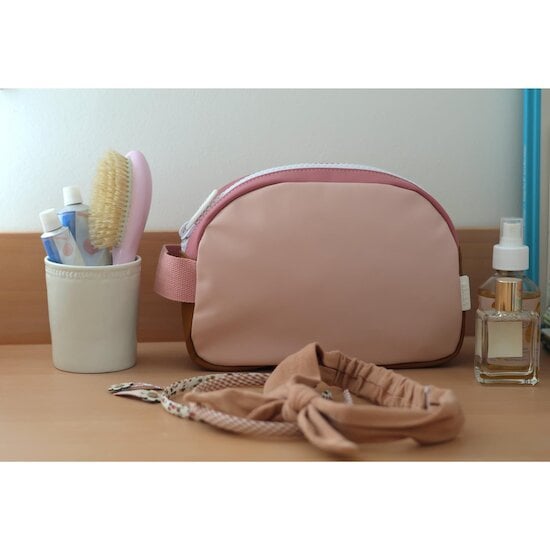 Béaba Trousse de toilette Faro Rose Poudre  Béaba Trousse de toilette Faro Rose Poudre