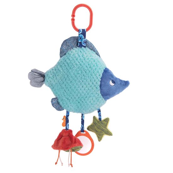 Moulin Roty Poisson d'activités Les aventures de Paulie Multicolore 40 cm Moulin Roty Poisson d'activités Les aventures de Paulie Multicolore 40 cm