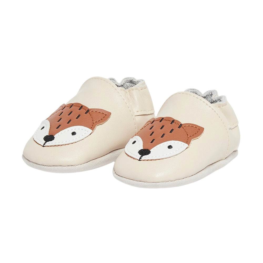 P’tit bisou - Chaussons Cuir BEIGE P’tit bisou