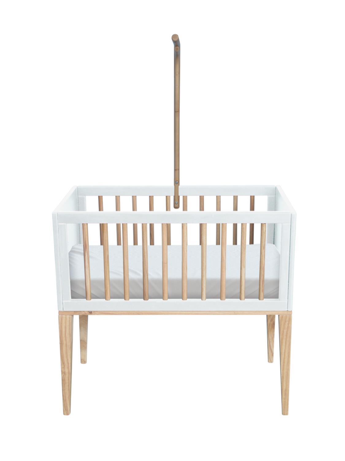 Berceau Nami avec flèche et voile BLANC Théo