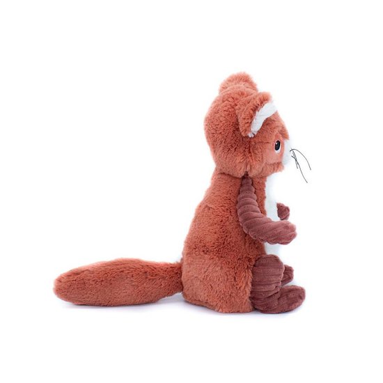 Les Déglingos Peluche Ptipotos Raton Laveur Terracotta  Les Déglingos Peluche Ptipotos Raton Laveur Terracotta