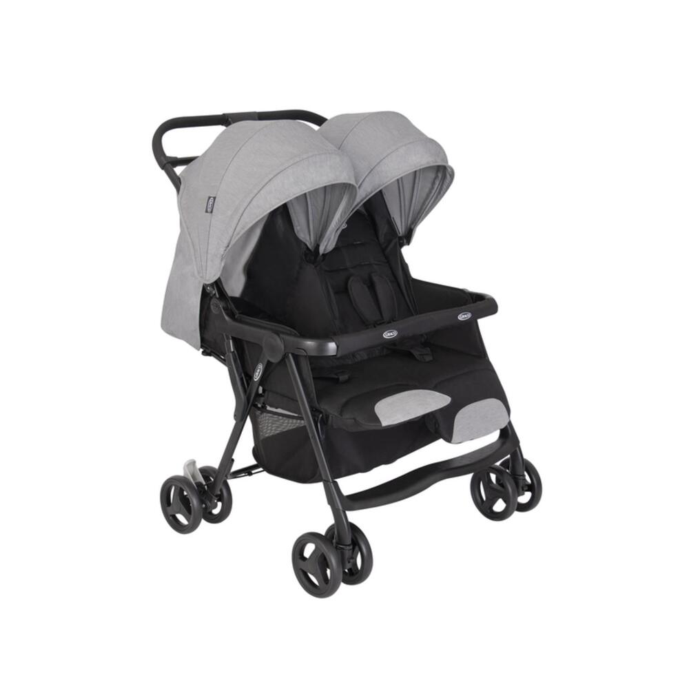 Poussette double DuoRider GRIS Graco