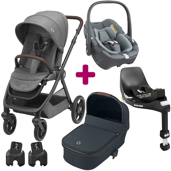 Nacelle Pliable Total Black de Bébé Confort