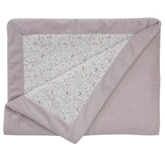 Domiva Couverture double face lilas Lilas 75x100 cm