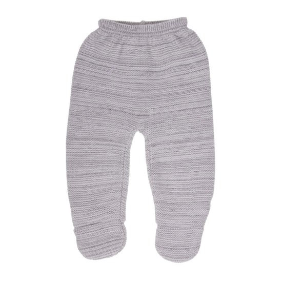 P’tit bisou Pantalon bio collection Tricot Gris 0-1 mois