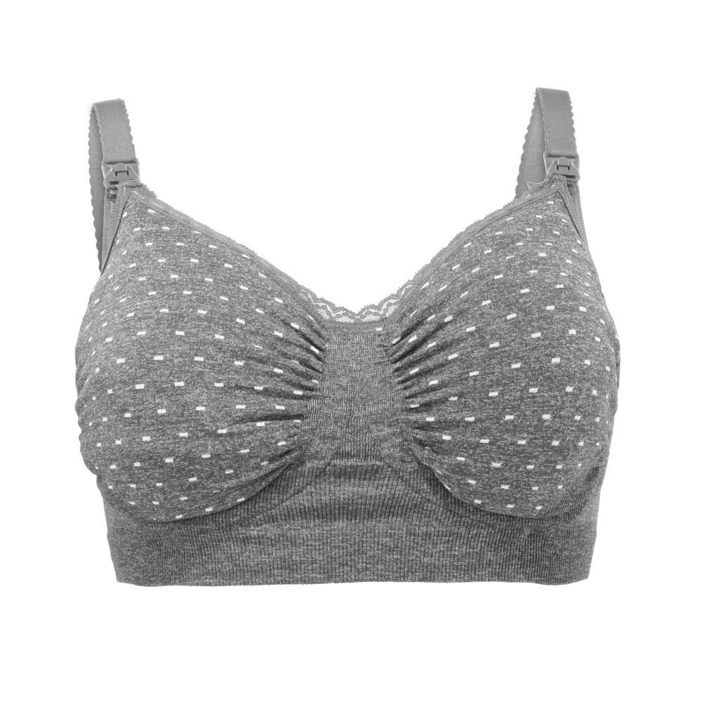 Soutien gorge allaitement armature GelWire GRIS Carriwell