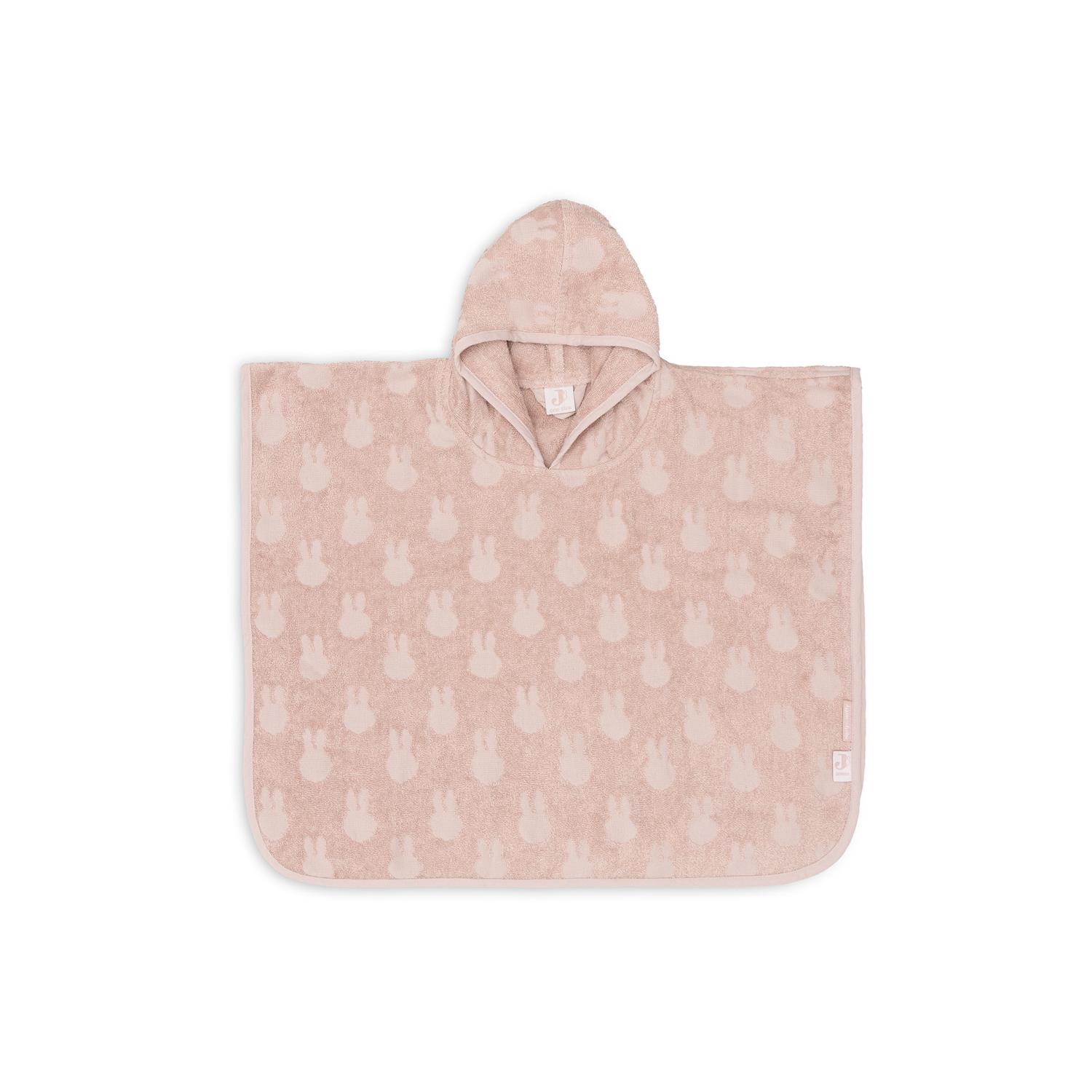 Poncho de bain éponge Miffy Jacquard ROSE Jollein