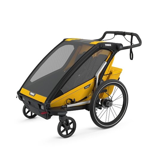 Thule Chariot Sport 2, Remorque à vélo pour 2 enfants Spectra Yellow 