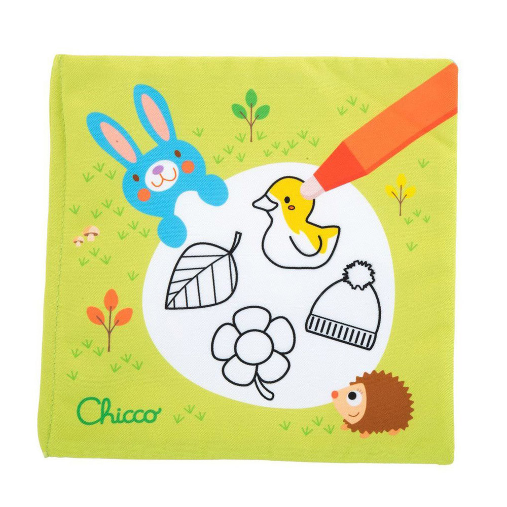 Chicco - Livre de coloriage au marqueur à eau Les saisons MULTICOLORE Chicco