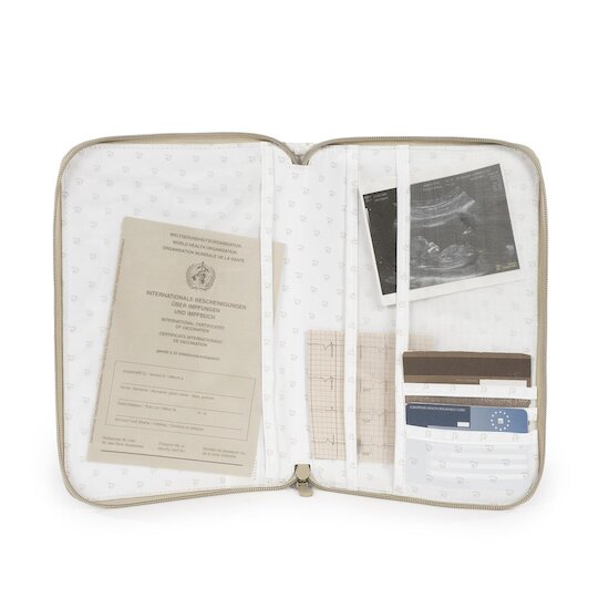 Pasito a Pasito Protège Carnet de Santé Nara Beige  Pasito a Pasito Protège Carnet de Santé Nara Beige
