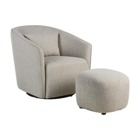 Quax Repose pied Ottoman Gomi Argile  Quax Repose pied Ottoman Gomi Argile