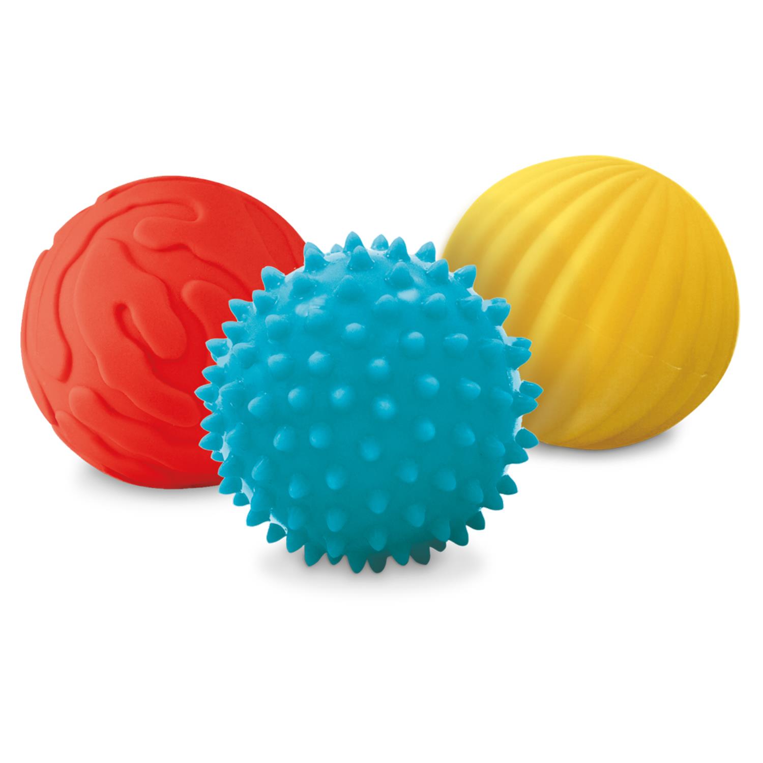 LUDI - 3 balles sensorielles MULTICOLORE Ludi