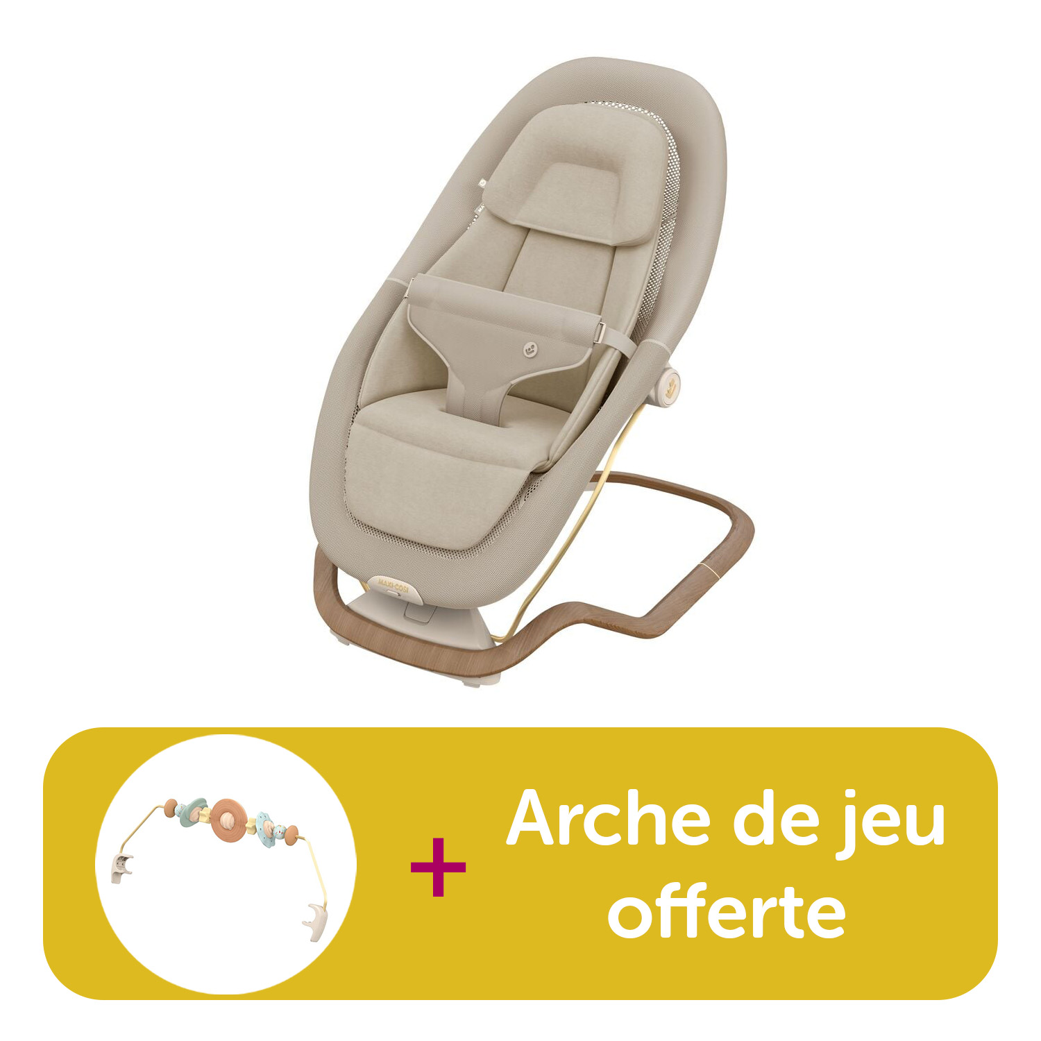 Transat Dove Pro elegance beige acheté = arche de jeu offerte Maxi Cosi