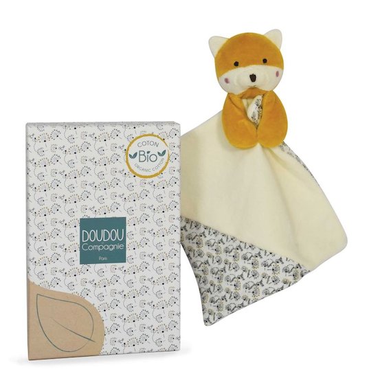 Doudou & Compagnie Renard Bio - assortiment doudou bébé Multicolore 20 cm