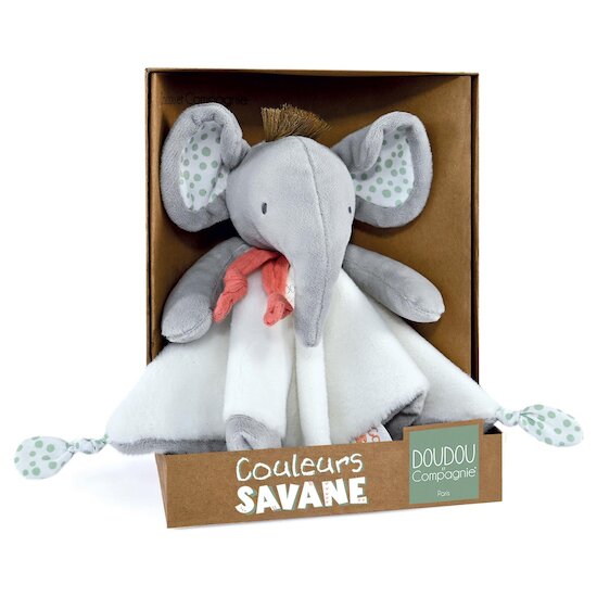 Doudou & Compagnie Doudou plat Elephant  25 cm Doudou & Compagnie Doudou plat Elephant  25 cm