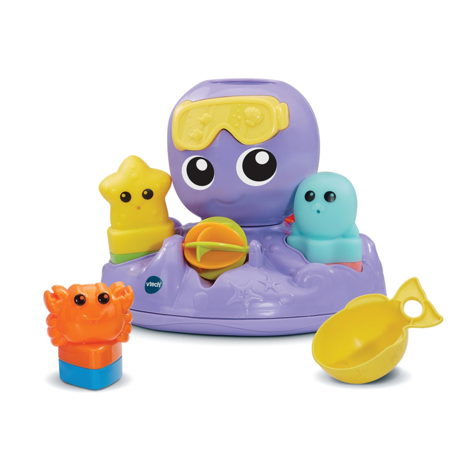 Jouet Julie ma pieuvre toupie de bain MULTICOLORE Vtech Baby