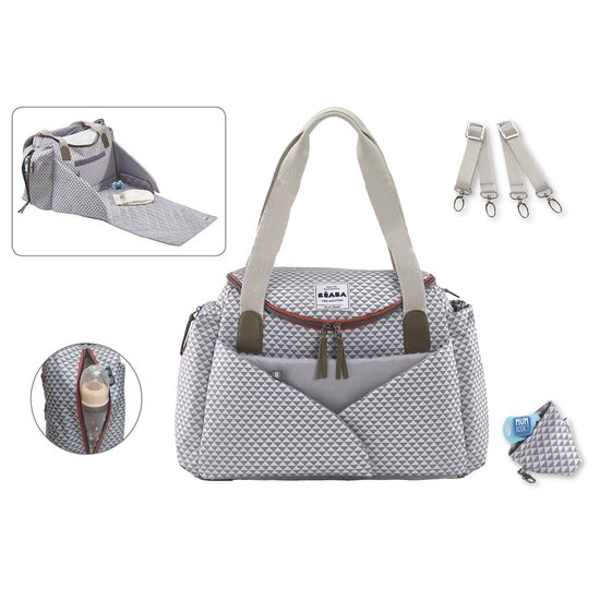 Béaba Sac à langer Sydney Grey  Béaba Sac à langer Sydney Grey