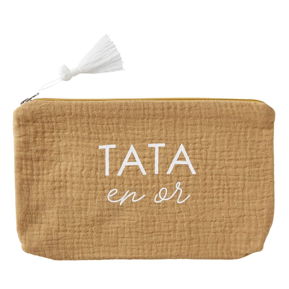 BB & Co - Trousse cadeau  "Tata en or" MARRON BB&Co