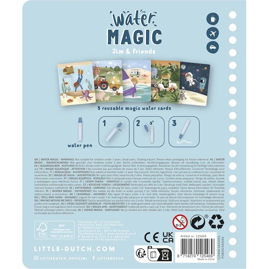 Little Dutch Livre d'aquarelles - Jim & Friends  