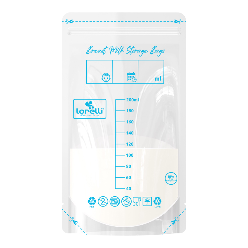 Sacs de conservation 45 pcs BLANC Lorelli