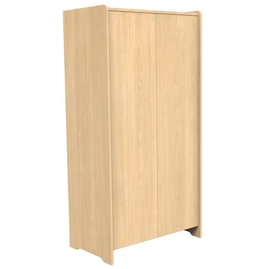 Sauthon Armoire 2 portes cannelle Chêne Miel  Sauthon Armoire 2 portes cannelle Chêne Miel