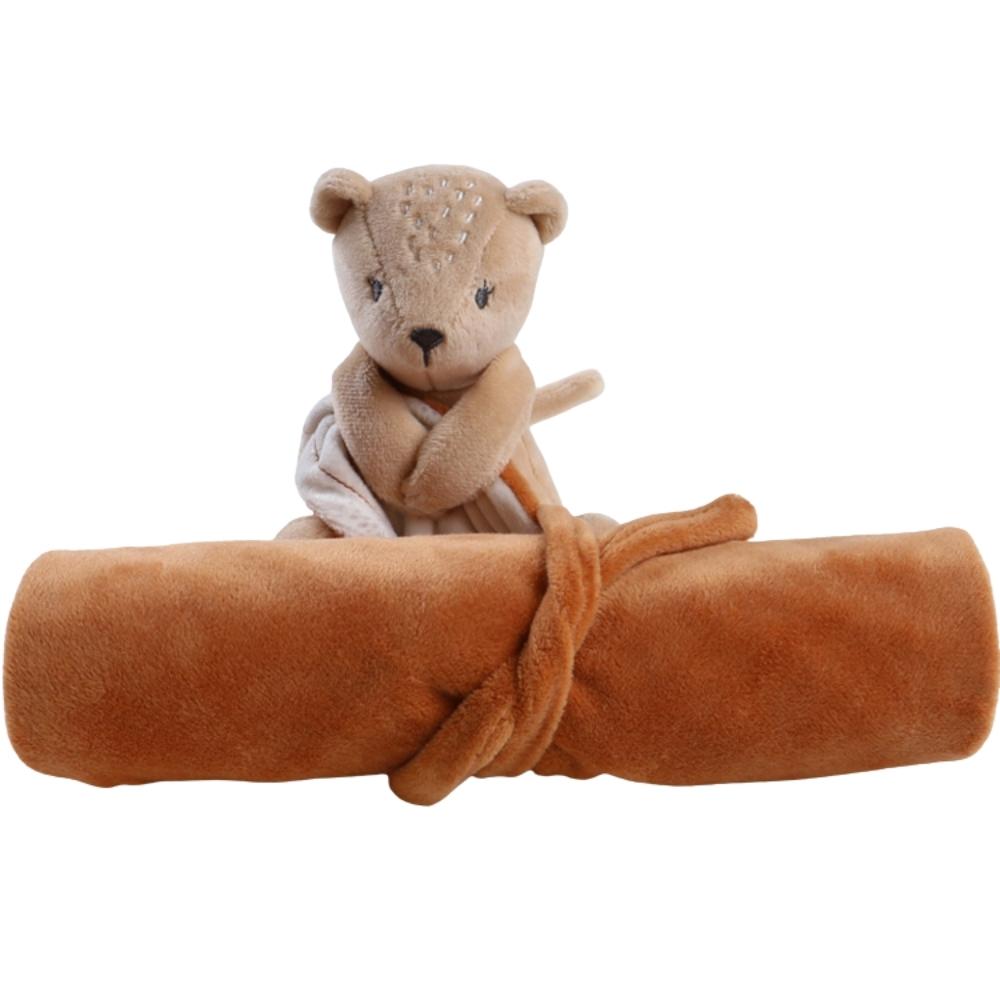Noukie's - Doudou XXL veloudoux Babou et Kendi BEIGE Noukie's