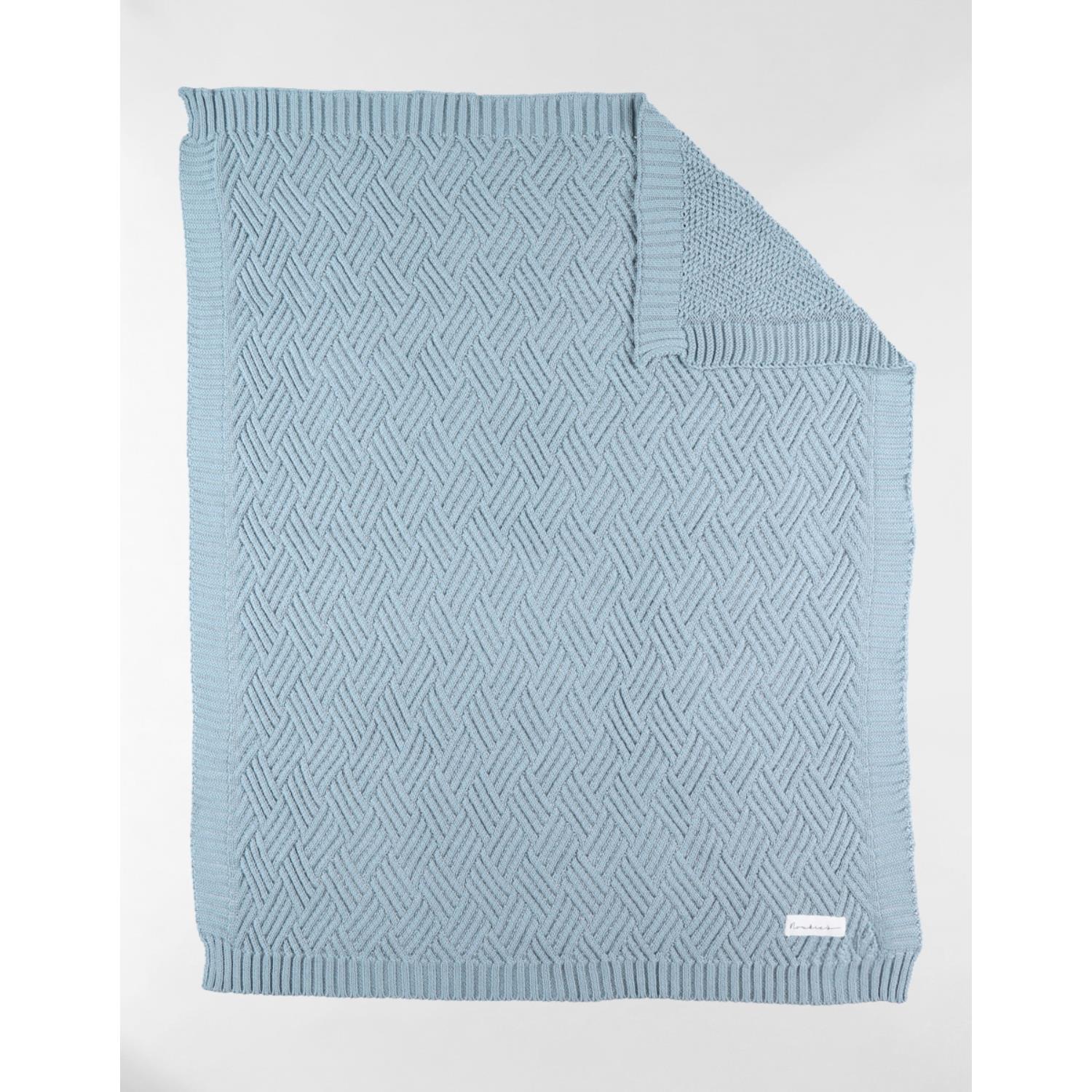 Noukie's - Couverture tricot M&M24 BLEU Noukie's
