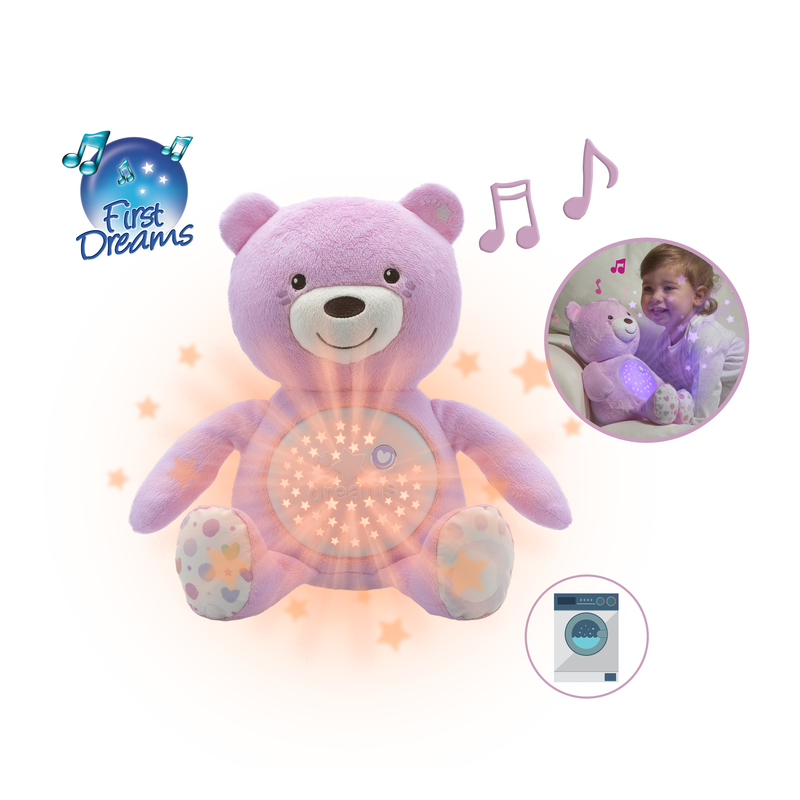 Ourson projecteur First Dreams ROSE Chicco