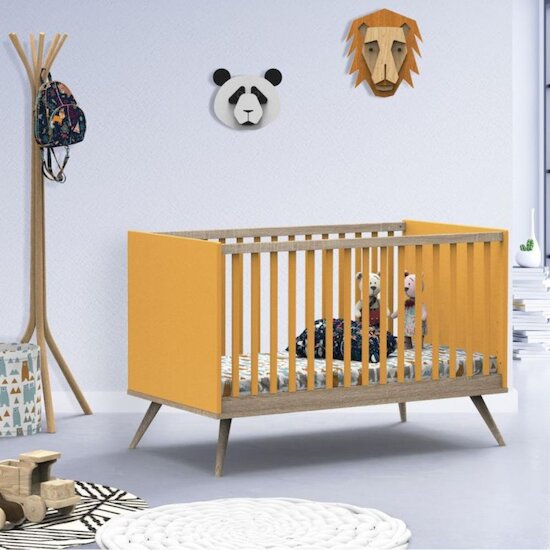 Sauthon Original Little big bed Boréale 70x140 cm Chêne Doré - Jaune Mimosa 70x140 cm Sauthon Original Little big bed Boréale 70x140 cm Chêne Doré - Jaune Mimosa 70x140 cm