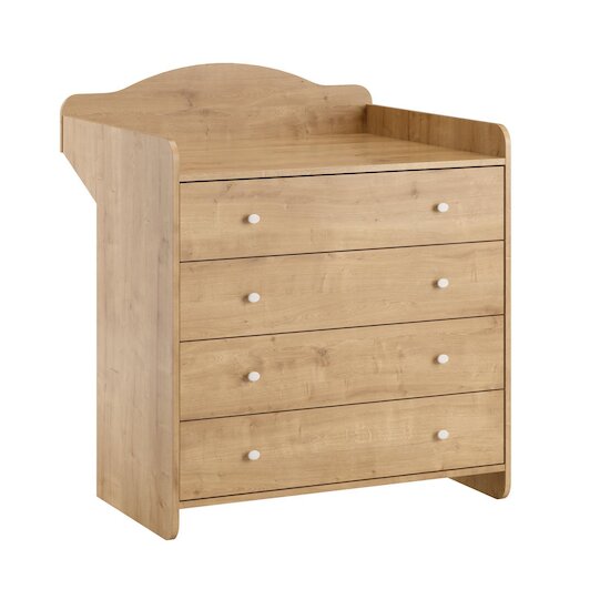 Vox Commode avec le plan à langer Megeve  Chêne  Vox Commode avec le plan à langer Megeve  Chêne