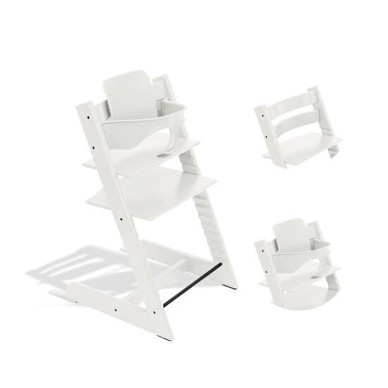 Stokke Pack Chaise haute Tripp Trapp avec Baby Set Blanc 