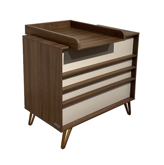 IKID Commode Trieste + Plan À Langer Marron  IKID Commode Trieste + Plan À Langer Marron