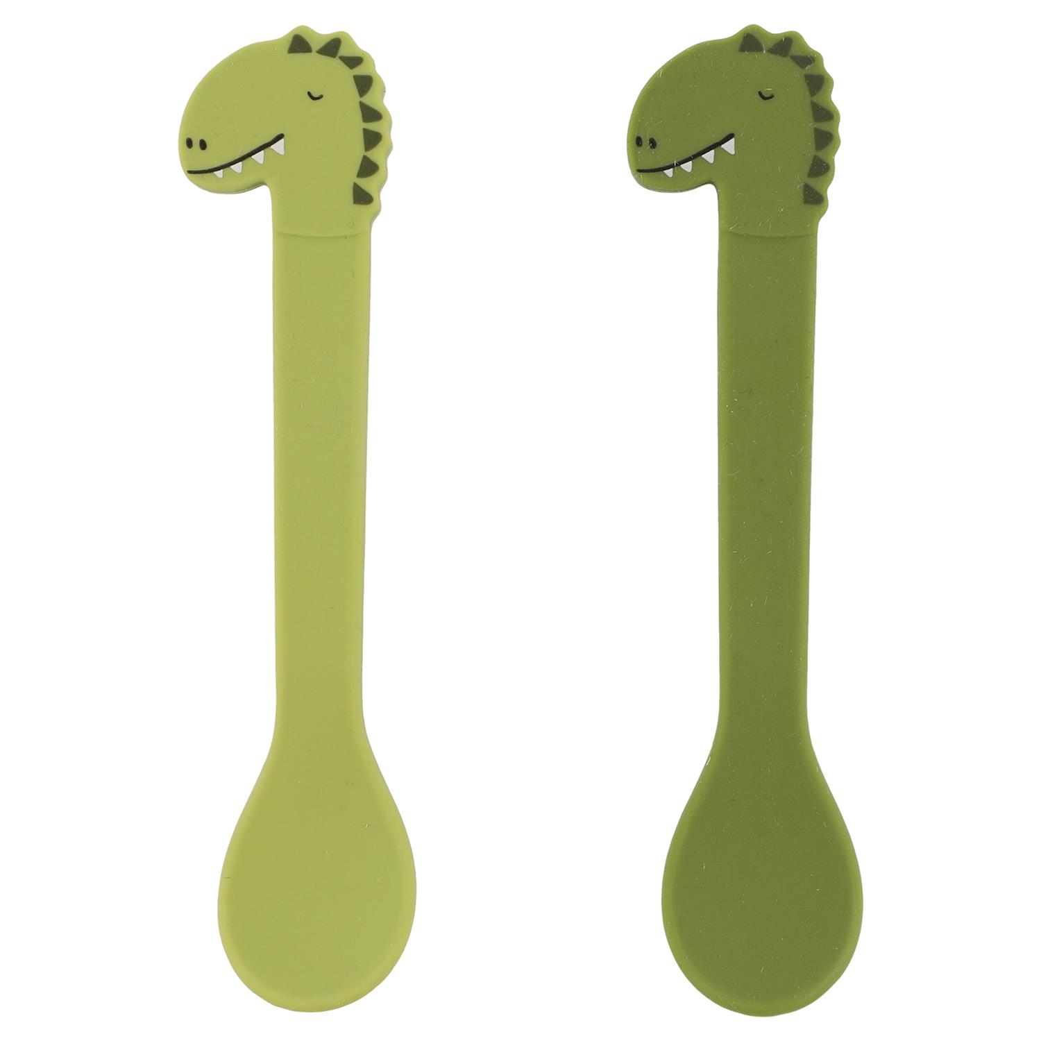 Cuillère silicone 2-pack VERT Trixie