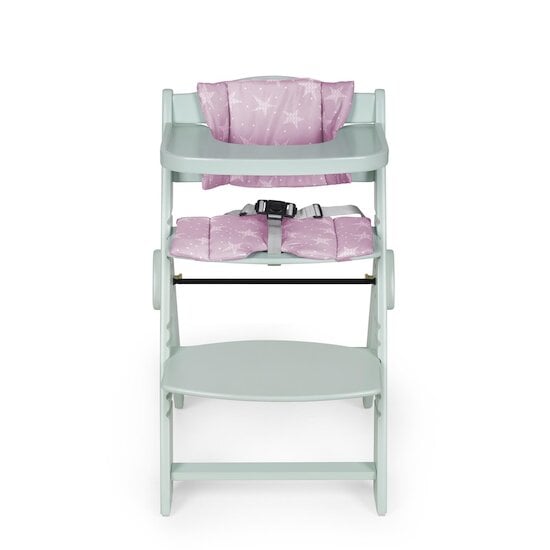 MS Innovaciones Chaise haute Full plus Rose/Turquoise 