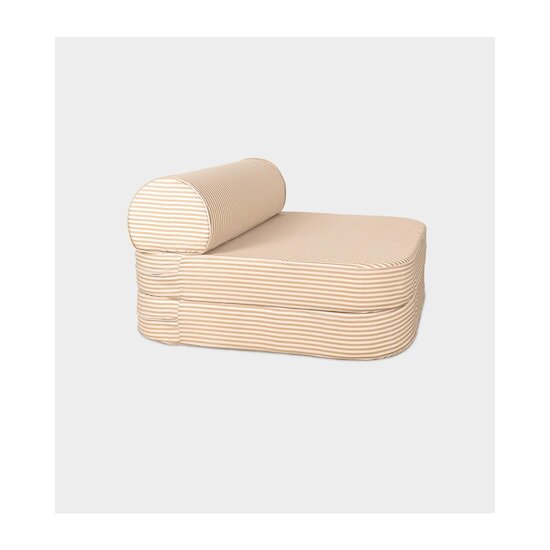 Kadolis Chauffeuse Enfant Rayée Rayé Ambre 70x160 cm