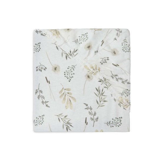 Jollein Drap-housse Jersey Wild Flowers 40x80 cm