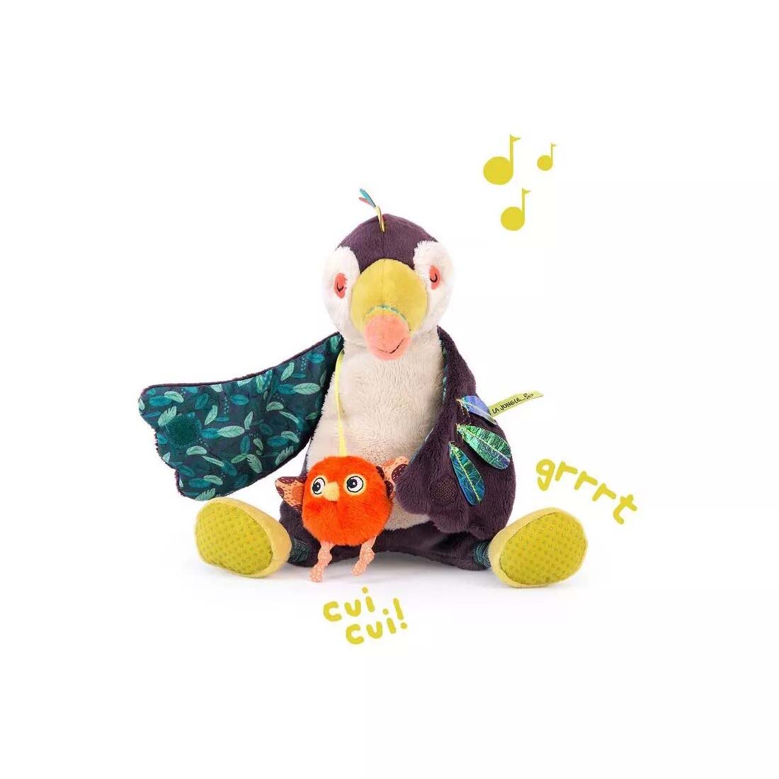 MOULIN ROTY - Toucan Pakou musical Dans la Jungle MULTICOLORE Moulin Roty