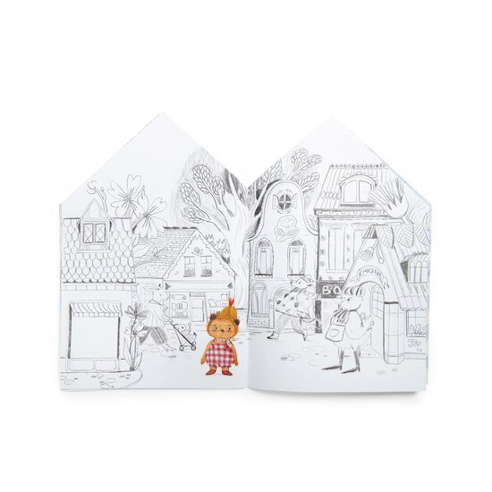 Moulin Roty Cahier stickers Les Minouchkas Multicolore  Moulin Roty Cahier stickers Les Minouchkas Multicolore