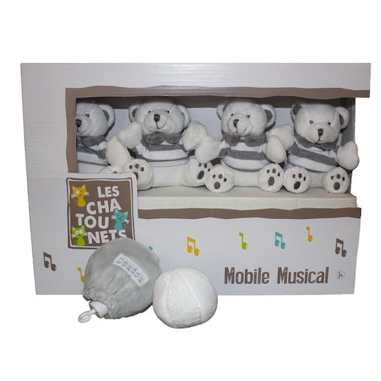 Les Chatounets Mobile musical Ours   Les Chatounets Mobile musical Ours