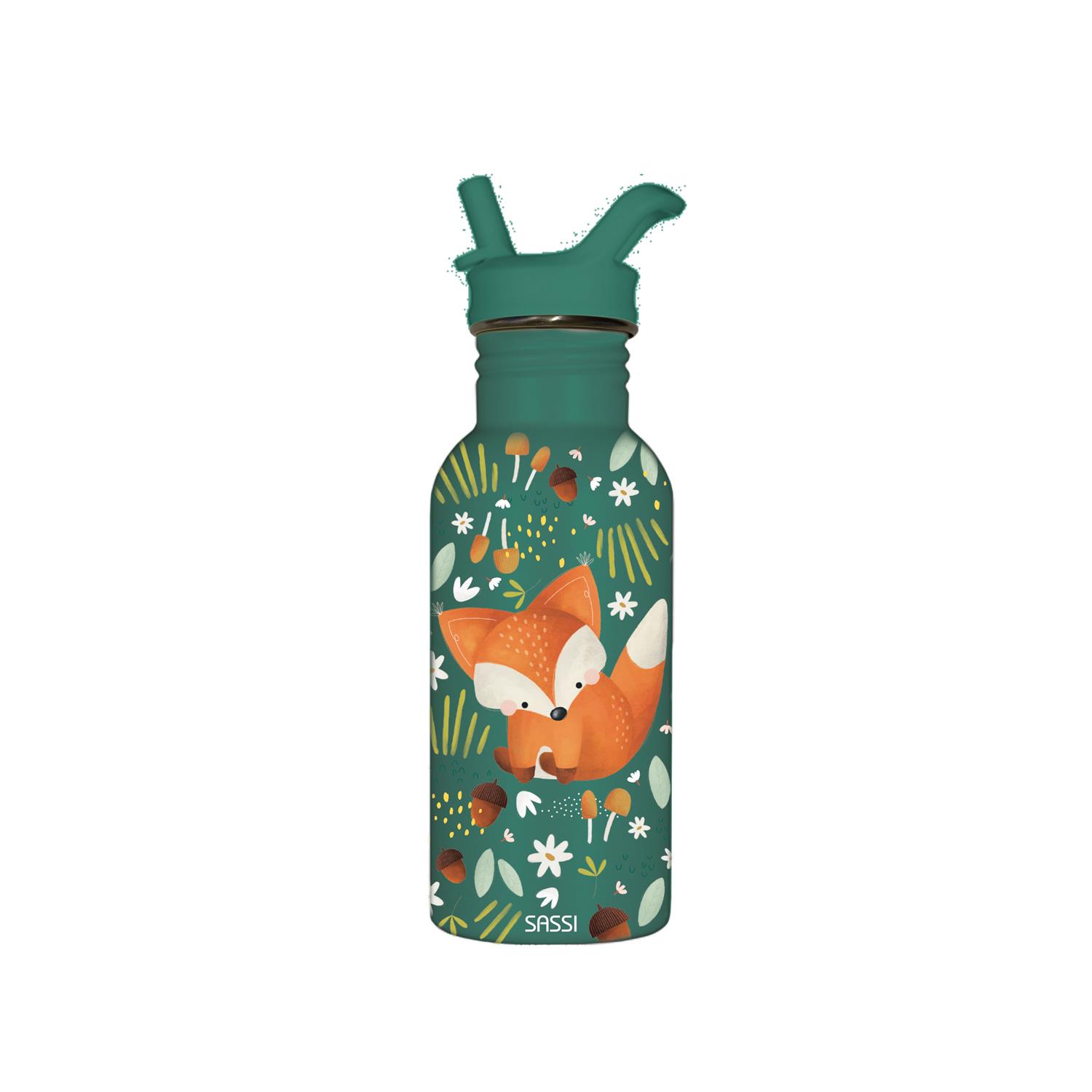 Sassi Junior - Gourde en inox VERT Sassi Junior