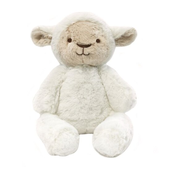 BB&Co Peluche ultra douce mouton Blanc 40 cm