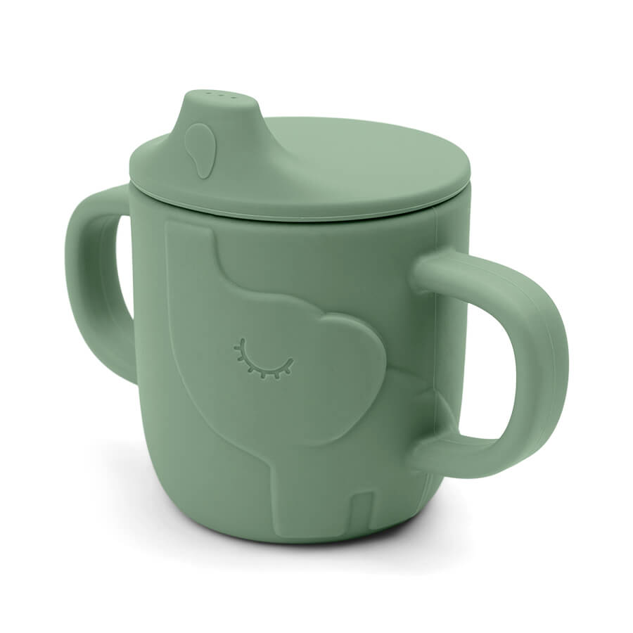 Tasse d'apprentissage Elphee Peekaboo VERT Done by Deer