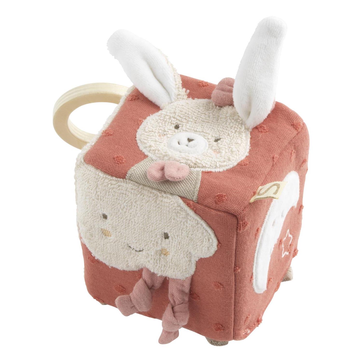 Cube d'activités Petit Coeur BEIGE Sauthon