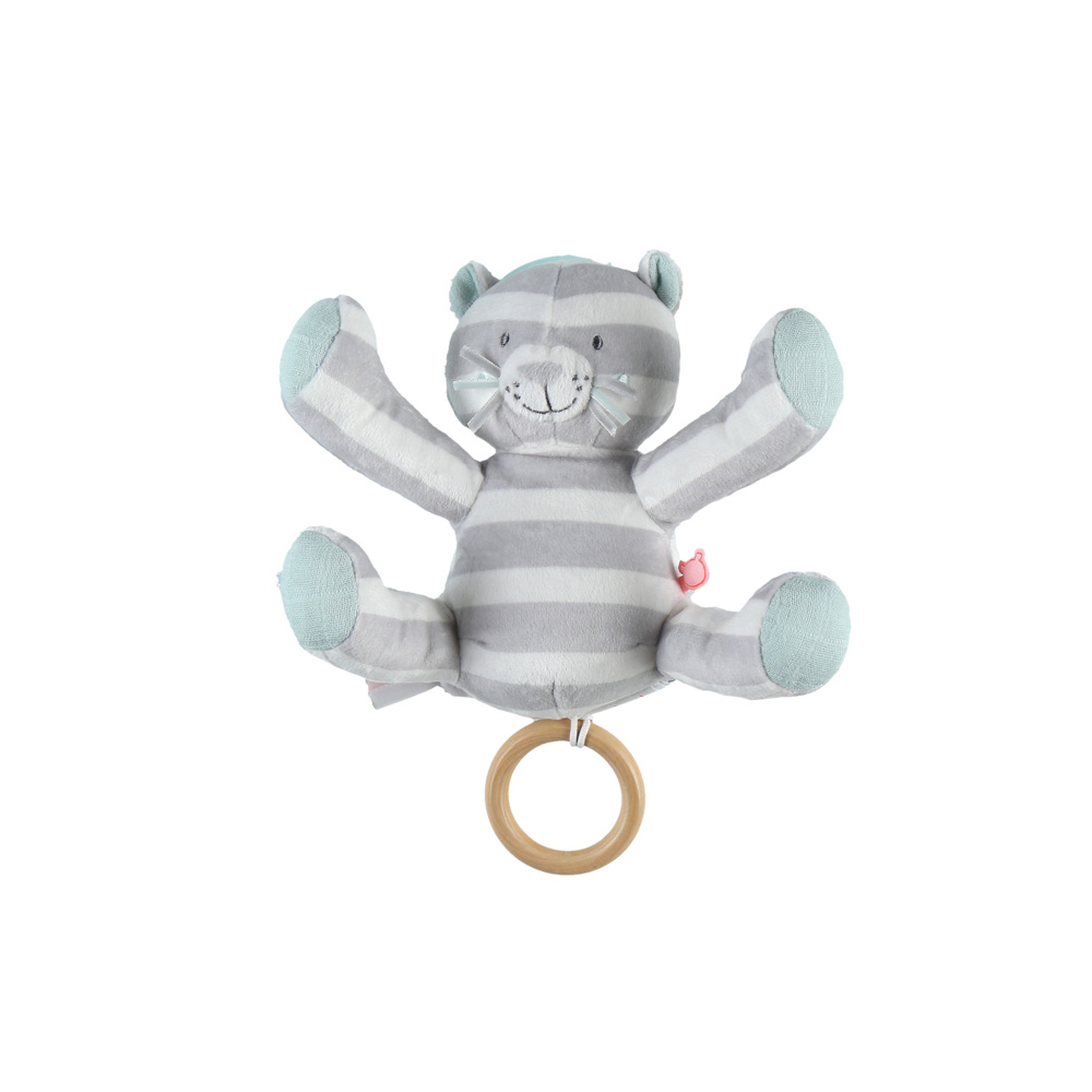 Noukie's - Mini Peluche Musical Milo Anna & Milo GRIS Noukie's