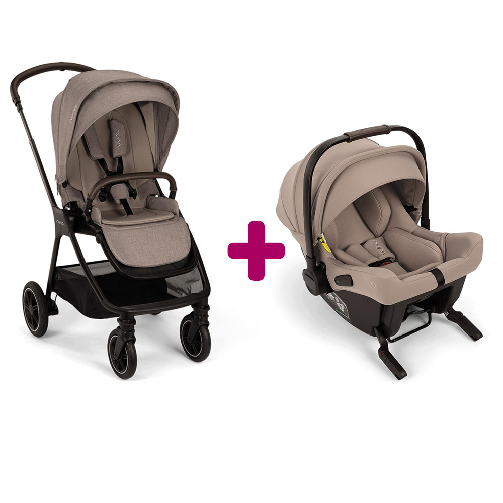Nuna - Pack Poussette duo Triv Next Cedar + coque Pipa Urbn Cedar  Nuna