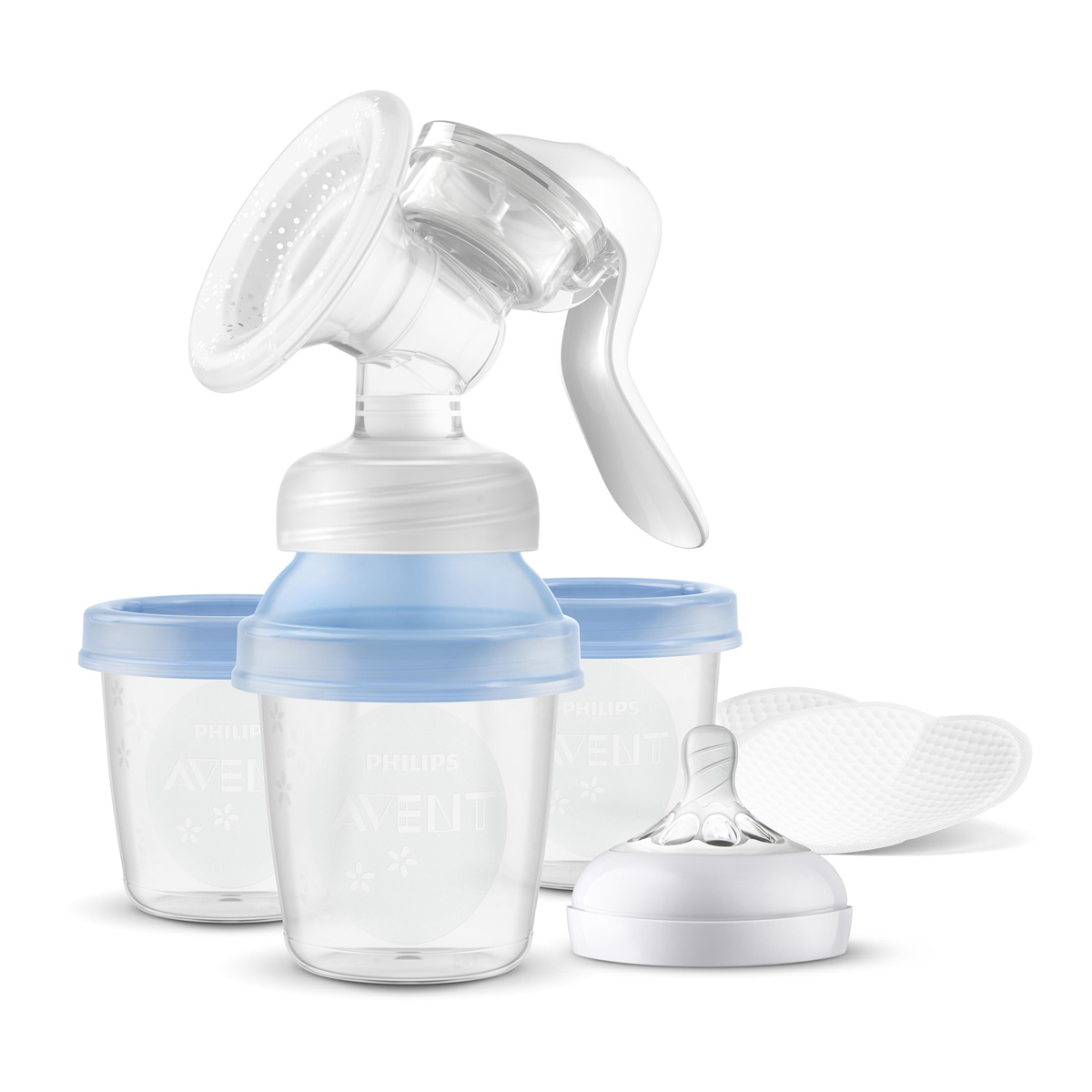 Tire-lait manuel + pots Natural Motion BLANC Philips Avent