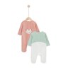 Lot de 2 Pyjamas Mon Trousseau Chaton Marron