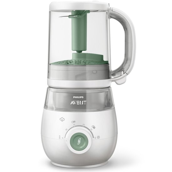 Philips Avent Robot cuiseur mixeur 4 en 1 Vert  Philips Avent Robot cuiseur mixeur 4 en 1 Vert